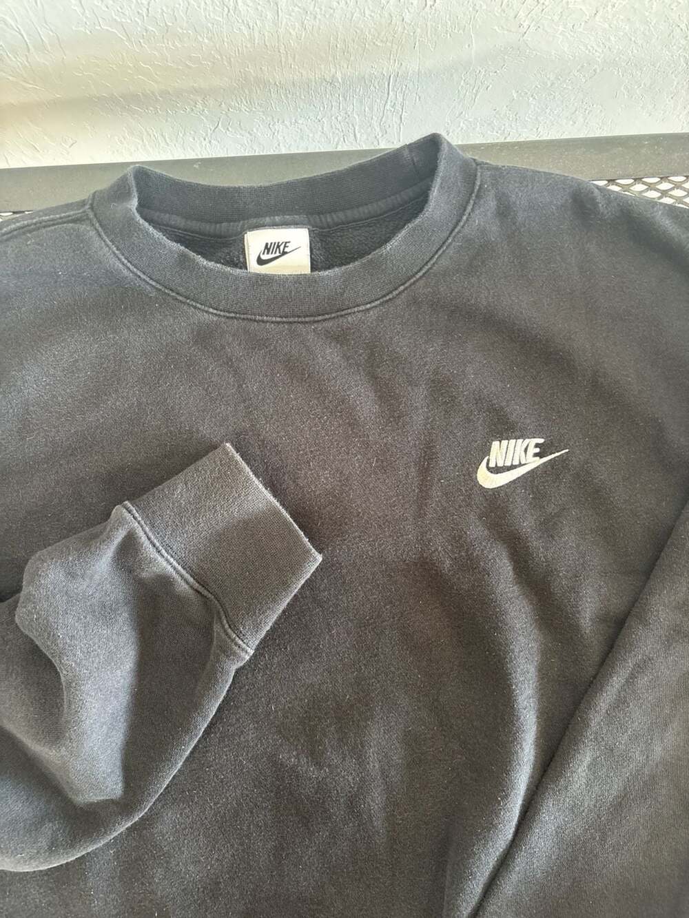 Nike black logo pullover sweatshirt